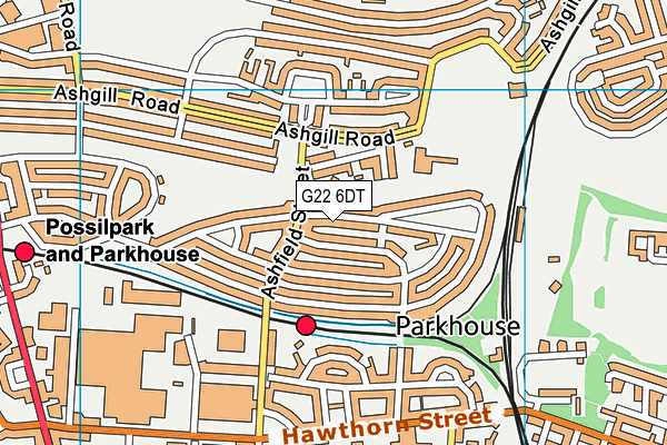 G22 6DT map - OS VectorMap District (Ordnance Survey) G22 6DT map - OS VectorMap District (Ordnance Survey)