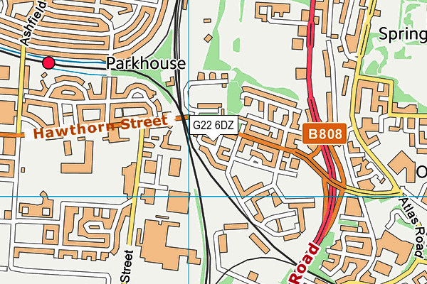G22 6DZ map - OS VectorMap District (Ordnance Survey) G22 6DZ map - OS VectorMap District (Ordnance Survey)