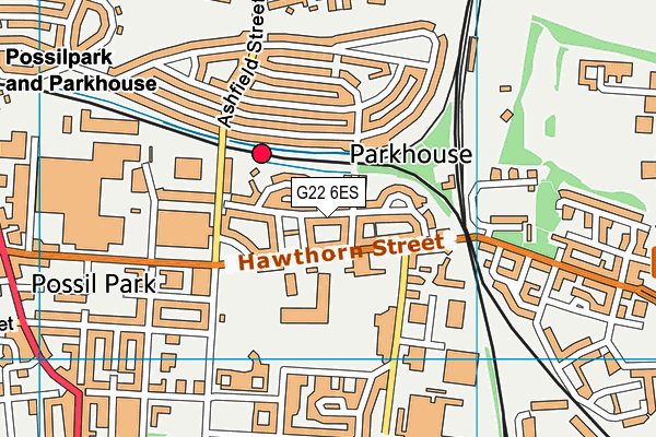 G22 6ES map - OS VectorMap District (Ordnance Survey) G22 6ES map - OS VectorMap District (Ordnance Survey)