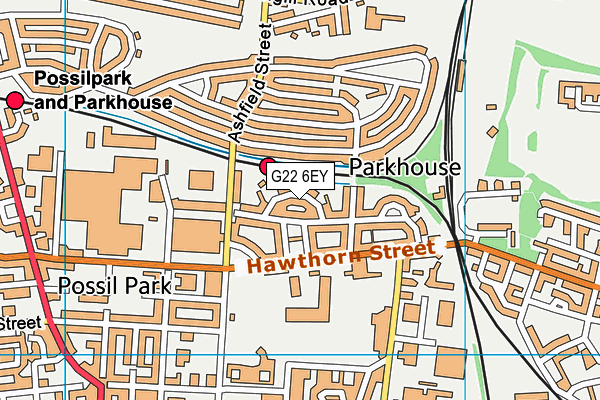 G22 6EY map - OS VectorMap District (Ordnance Survey) G22 6EY map - OS VectorMap District (Ordnance Survey)