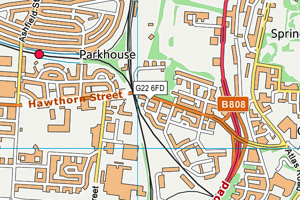 G22 6FD map - OS VectorMap District (Ordnance Survey) G22 6FD map - OS VectorMap District (Ordnance Survey)
