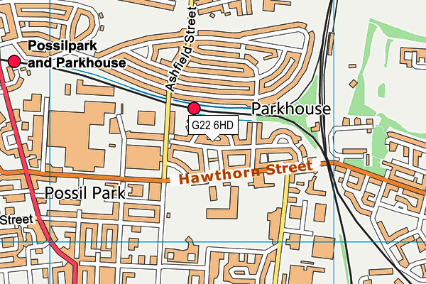 G22 6HD map - OS VectorMap District (Ordnance Survey) G22 6HD map - OS VectorMap District (Ordnance Survey)