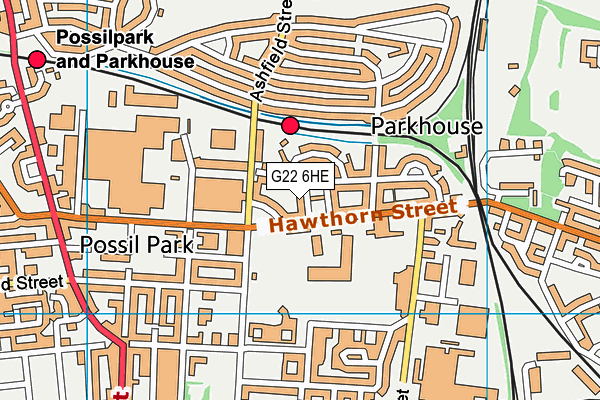 G22 6HE map - OS VectorMap District (Ordnance Survey) G22 6HE map - OS VectorMap District (Ordnance Survey)