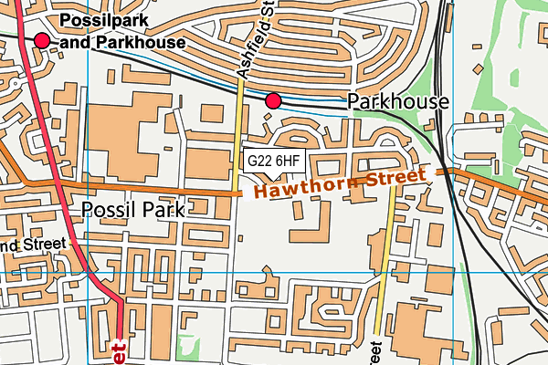 G22 6HF map - OS VectorMap District (Ordnance Survey) G22 6HF map - OS VectorMap District (Ordnance Survey)