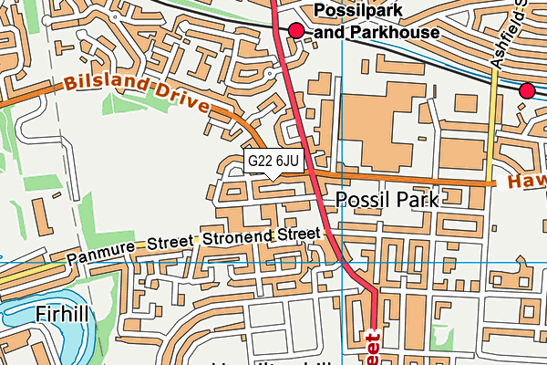 G22 6JU map - OS VectorMap District (Ordnance Survey) G22 6JU map - OS VectorMap District (Ordnance Survey)