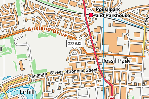 G22 6JX map - OS VectorMap District (Ordnance Survey) G22 6JX map - OS VectorMap District (Ordnance Survey)