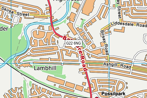 G22 6NG map - OS VectorMap District (Ordnance Survey) G22 6NG map - OS VectorMap District (Ordnance Survey)