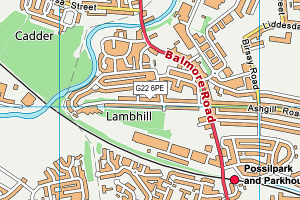 G22 6PE map - OS VectorMap District (Ordnance Survey) G22 6PE map - OS VectorMap District (Ordnance Survey)