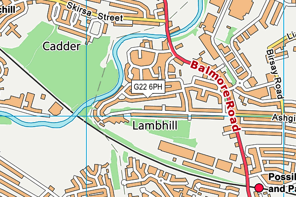 G22 6PH map - OS VectorMap District (Ordnance Survey) G22 6PH map - OS VectorMap District (Ordnance Survey)