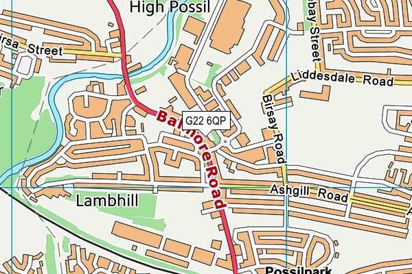G22 6QP map - OS VectorMap District (Ordnance Survey) G22 6QP map - OS VectorMap District (Ordnance Survey)