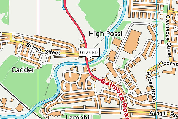 G22 6RD map - OS VectorMap District (Ordnance Survey) G22 6RD map - OS VectorMap District (Ordnance Survey)