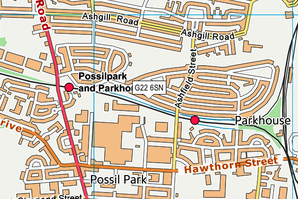 G22 6SN map - OS VectorMap District (Ordnance Survey) G22 6SN map - OS VectorMap District (Ordnance Survey)