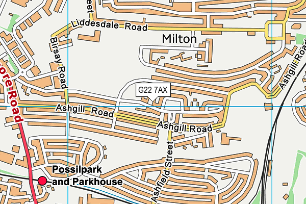 G22 7AX map - OS VectorMap District (Ordnance Survey) G22 7AX map - OS VectorMap District (Ordnance Survey)