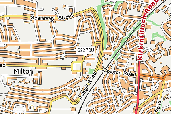 G22 7DU map - OS VectorMap District (Ordnance Survey) G22 7DU map - OS VectorMap District (Ordnance Survey)