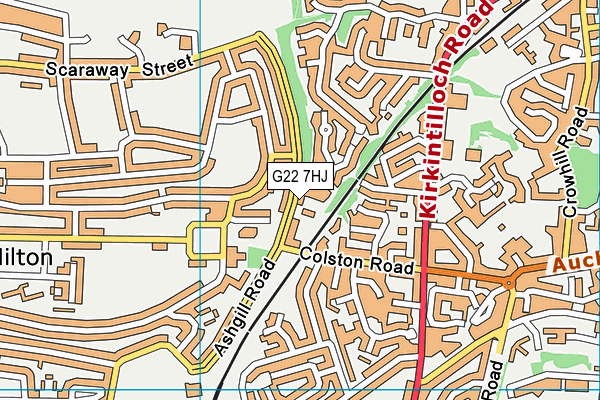 G22 7HJ map - OS VectorMap District (Ordnance Survey) G22 7HJ map - OS VectorMap District (Ordnance Survey)