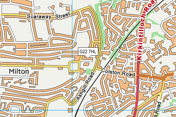 G22 7HL map - OS VectorMap District (Ordnance Survey) G22 7HL map - OS VectorMap District (Ordnance Survey)