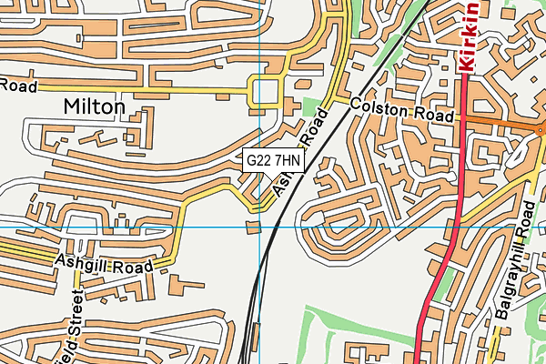 G22 7HN map - OS VectorMap District (Ordnance Survey) G22 7HN map - OS VectorMap District (Ordnance Survey)