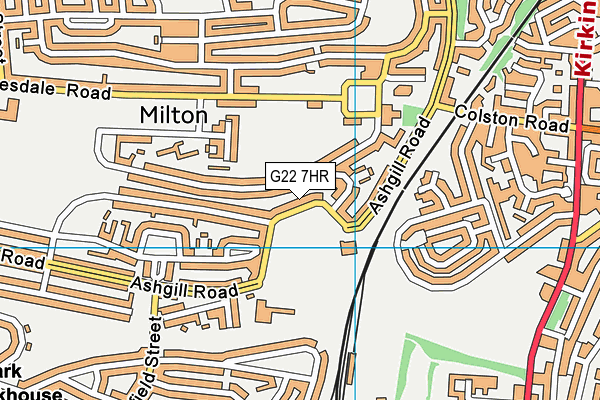 G22 7HR map - OS VectorMap District (Ordnance Survey) G22 7HR map - OS VectorMap District (Ordnance Survey)
