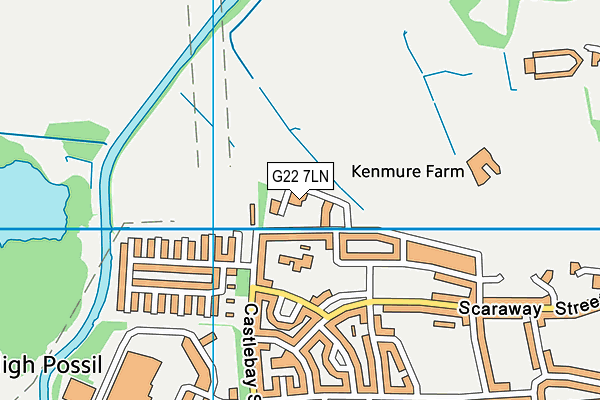 G22 7LN map - OS VectorMap District (Ordnance Survey) G22 7LN map - OS VectorMap District (Ordnance Survey)