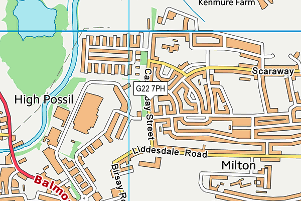 G22 7PH map - OS VectorMap District (Ordnance Survey) G22 7PH map - OS VectorMap District (Ordnance Survey)