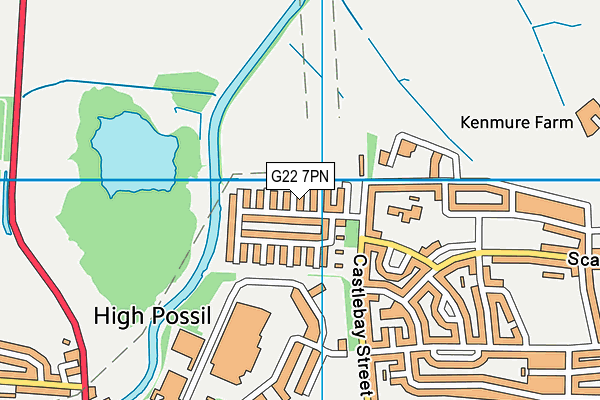 G22 7PN map - OS VectorMap District (Ordnance Survey) G22 7PN map - OS VectorMap District (Ordnance Survey)