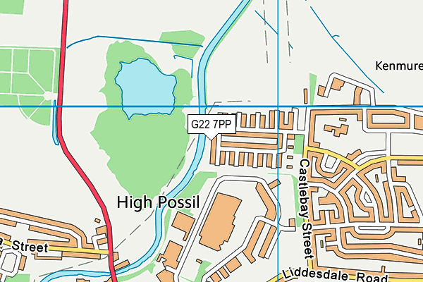 G22 7PP map - OS VectorMap District (Ordnance Survey) G22 7PP map - OS VectorMap District (Ordnance Survey)