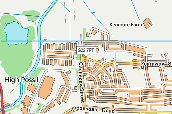 G22 7PT map - OS VectorMap District (Ordnance Survey) G22 7PT map - OS VectorMap District (Ordnance Survey)