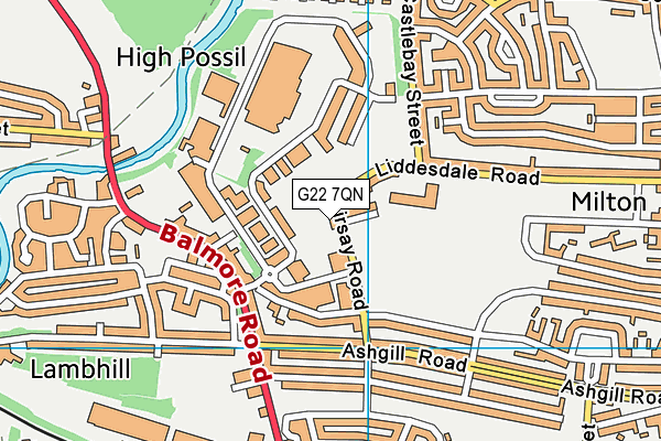 G22 7QN map - OS VectorMap District (Ordnance Survey) G22 7QN map - OS VectorMap District (Ordnance Survey)