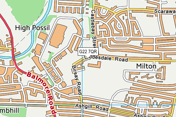 G22 7QR map - OS VectorMap District (Ordnance Survey) G22 7QR map - OS VectorMap District (Ordnance Survey)