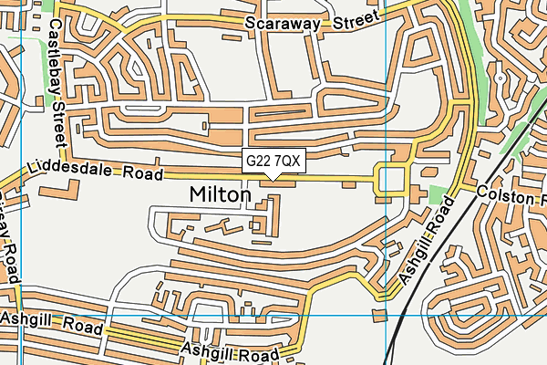 G22 7QX map - OS VectorMap District (Ordnance Survey) G22 7QX map - OS VectorMap District (Ordnance Survey)