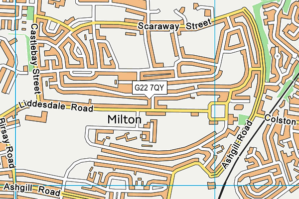 G22 7QY map - OS VectorMap District (Ordnance Survey) G22 7QY map - OS VectorMap District (Ordnance Survey)