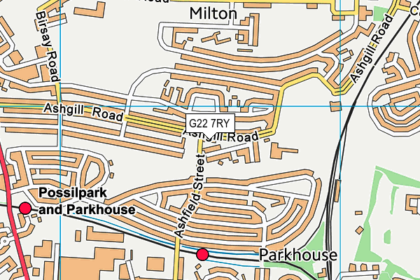 G22 7RY map - OS VectorMap District (Ordnance Survey) G22 7RY map - OS VectorMap District (Ordnance Survey)