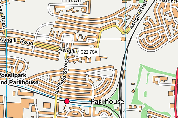 G22 7SA map - OS VectorMap District (Ordnance Survey) G22 7SA map - OS VectorMap District (Ordnance Survey)