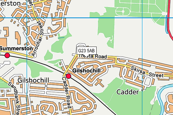 G23 5AB map - OS VectorMap District (Ordnance Survey) G23 5AB map - OS VectorMap District (Ordnance Survey)