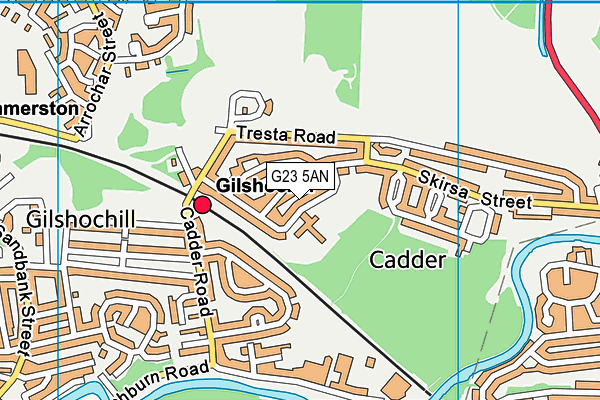 G23 5AN map - OS VectorMap District (Ordnance Survey) G23 5AN map - OS VectorMap District (Ordnance Survey)