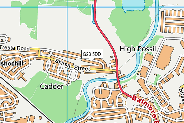 G23 5DD map - OS VectorMap District (Ordnance Survey) G23 5DD map - OS VectorMap District (Ordnance Survey)