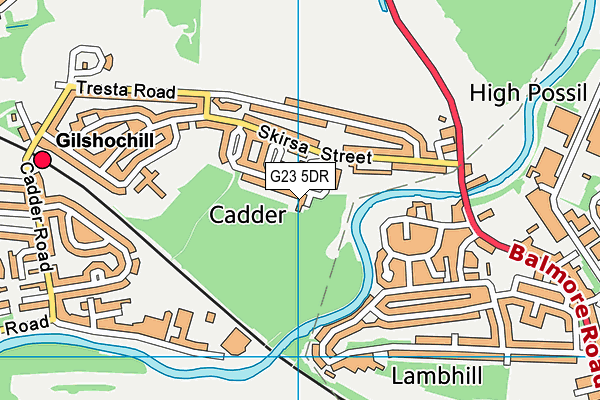G23 5DR map - OS VectorMap District (Ordnance Survey) G23 5DR map - OS VectorMap District (Ordnance Survey)