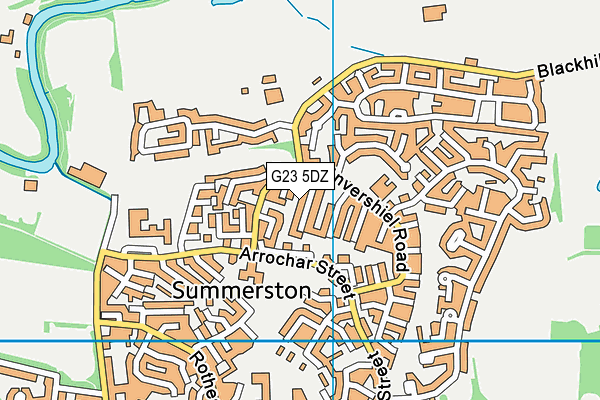 G23 5DZ map - OS VectorMap District (Ordnance Survey) G23 5DZ map - OS VectorMap District (Ordnance Survey)
