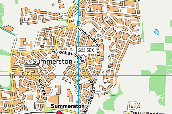 G23 5EX map - OS VectorMap District (Ordnance Survey) G23 5EX map - OS VectorMap District (Ordnance Survey)