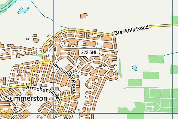 G23 5HL map - OS VectorMap District (Ordnance Survey) G23 5HL map - OS VectorMap District (Ordnance Survey)