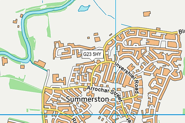 G23 5HY map - OS VectorMap District (Ordnance Survey) G23 5HY map - OS VectorMap District (Ordnance Survey)
