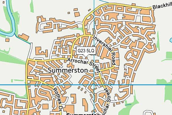 G23 5LQ map - OS VectorMap District (Ordnance Survey) G23 5LQ map - OS VectorMap District (Ordnance Survey)