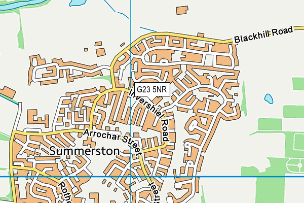 G23 5NR map - OS VectorMap District (Ordnance Survey) G23 5NR map - OS VectorMap District (Ordnance Survey)