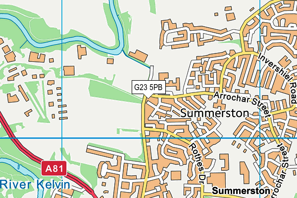 G23 5PB map - OS VectorMap District (Ordnance Survey) G23 5PB map - OS VectorMap District (Ordnance Survey)