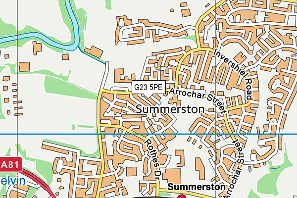 G23 5PE map - OS VectorMap District (Ordnance Survey) G23 5PE map - OS VectorMap District (Ordnance Survey)