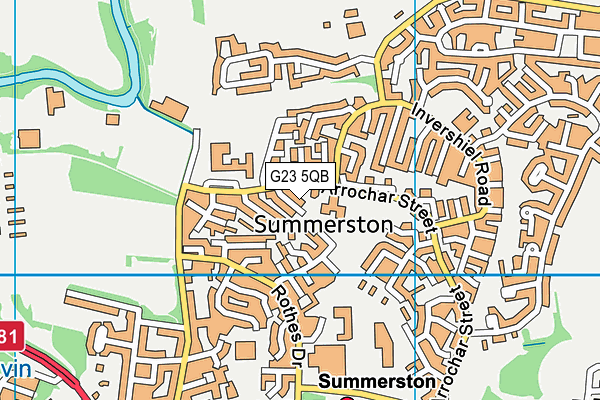 G23 5QB map - OS VectorMap District (Ordnance Survey) G23 5QB map - OS VectorMap District (Ordnance Survey)
