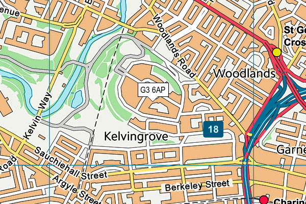 G3 6AP map - OS VectorMap District (Ordnance Survey) G3 6AP map - OS VectorMap District (Ordnance Survey)