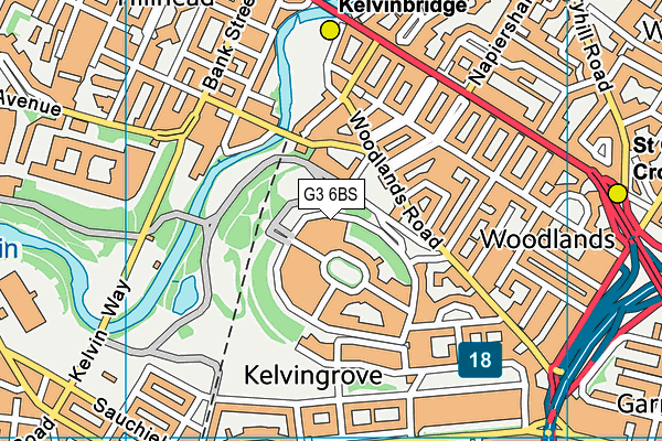 G3 6BS map - OS VectorMap District (Ordnance Survey) G3 6BS map - OS VectorMap District (Ordnance Survey)