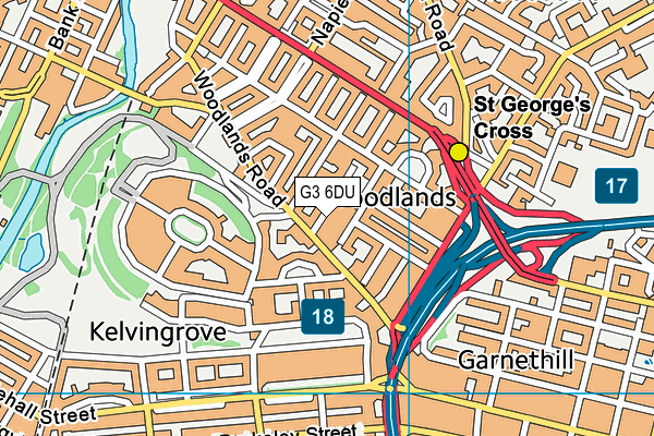 G3 6DU map - OS VectorMap District (Ordnance Survey) G3 6DU map - OS VectorMap District (Ordnance Survey)