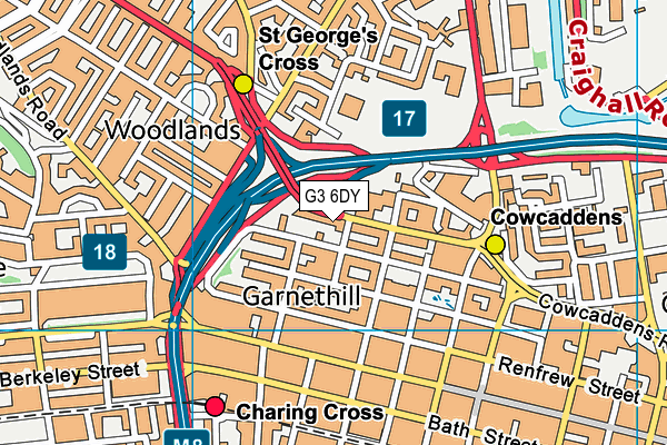 G3 6DY map - OS VectorMap District (Ordnance Survey) G3 6DY map - OS VectorMap District (Ordnance Survey)